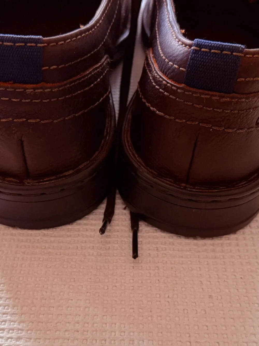 Clarks Kyros Plain  Men's Brown Leather Lace-Up Dress Shoes sz 8.5W
